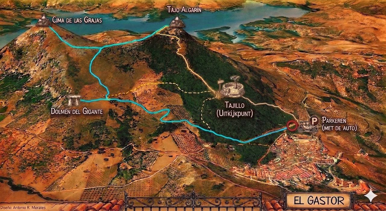 Wanderkarte El Gastor