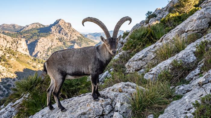 De Spaanse Steenbok (Cabra Montés)